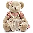 suepcuddly Jointed Teddy Bear Stuffed Animals Small Soft Plush Toy with Cloth (Rose Red 13Inch)
