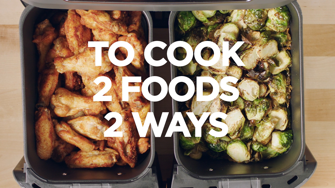 Ninja DZ201 Foodi 8 Quart 6in1 DualZone 2Basket Air Fryer with 2