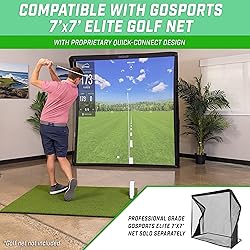 GoSports Golf Simulator Impact Screen - Choose 7 ft