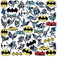 Batman - Character Poses 50CT Sticker Pack Large Deluxe Stickers Variety Pack - Laptop, Water Bottle, Scrapbooking, Tablet, Skateboard, Indoor/Outdoor - Set of 50