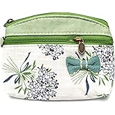 YHmyok Coin Purse for Women Cute Small Wallets Change Purse Coin Pouch (green)