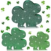 Marsui 3 Pcs St. Patrick's Day Decorations for Table Shamrock Wooden Sign Irish Tabletop Centerpieces Green Clove Tiered Tray Decor for Home Shelf Desk Indoor Saint Patrick's Day Irish Party Supplies