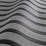A.S. Création Non-Woven Wallpaper Wood Panel Grey Black 10.05m x 0.53m view 2