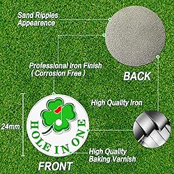 FINGER TEN Golf Ball Markers 2 Pcs with 2 Pack Hat