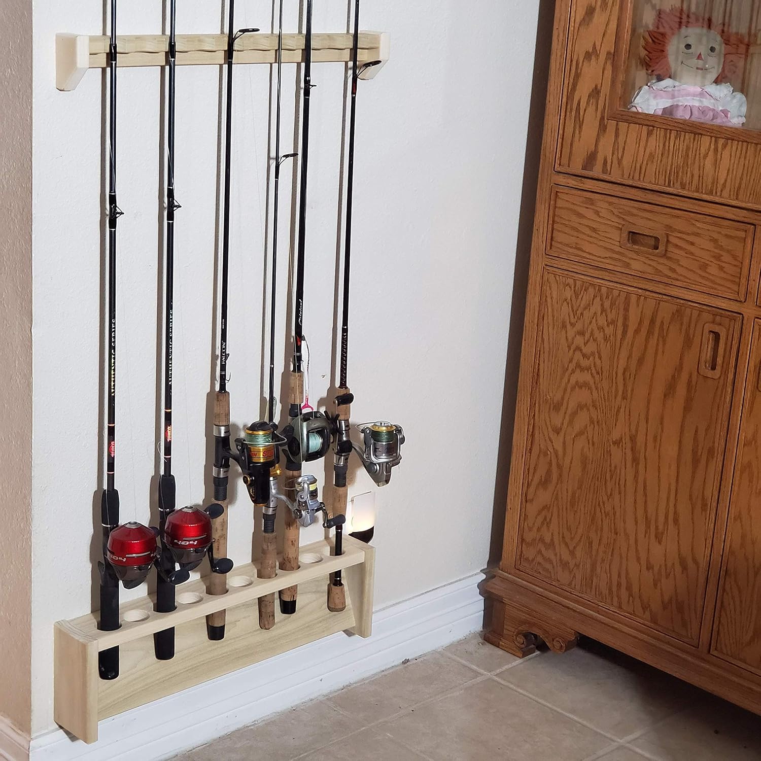 fishing pole racks