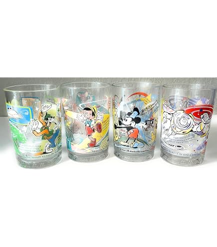 Amazon.com | Walt Disney World 2000 Mcdonald's Commerative Glass: Other  Products: Tumblers & Water Glasses