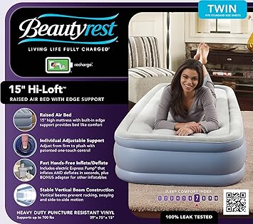 beautyrest twin air mattress