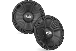 Pyramid 10 Inch Subwoofer Car Speaker - 300W High-Powered Door Speaker System with 1.5” Kapton Voice Coil, Cone Speaker Desig