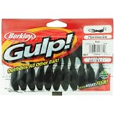 Berkley Gulp! Minnow Grub,Black,3-Inch