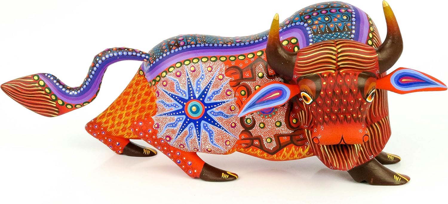 mexican carved wooden animals