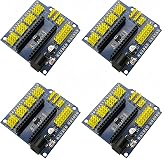 Yuuhseel 4PCS for Nano I/O Expansion Board Multi-Functional Expansion Sensor Shield Module Blue Compatible with Arduino UNO