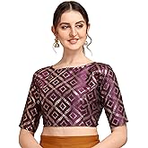 Striwaa Indian Women's Traditional Style Designer Readymade Saree Blouse