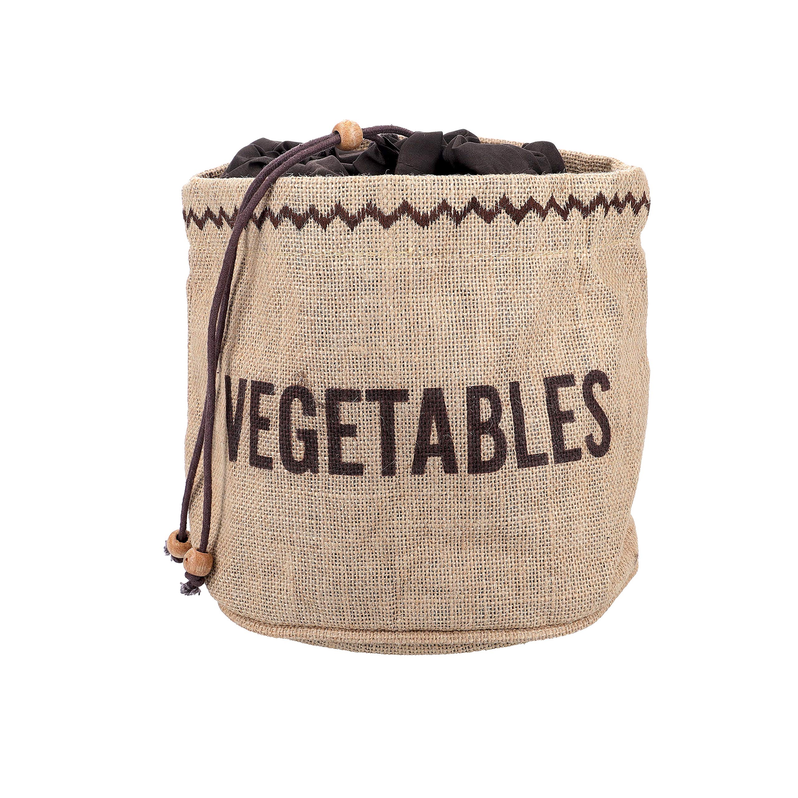 Natural Elements Vegetable Storage Bag, Hessian, Brown, 2 x 2 cm