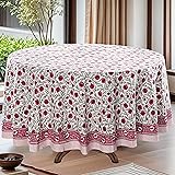 Ridhi Round Tablecloth - Hand Block Print