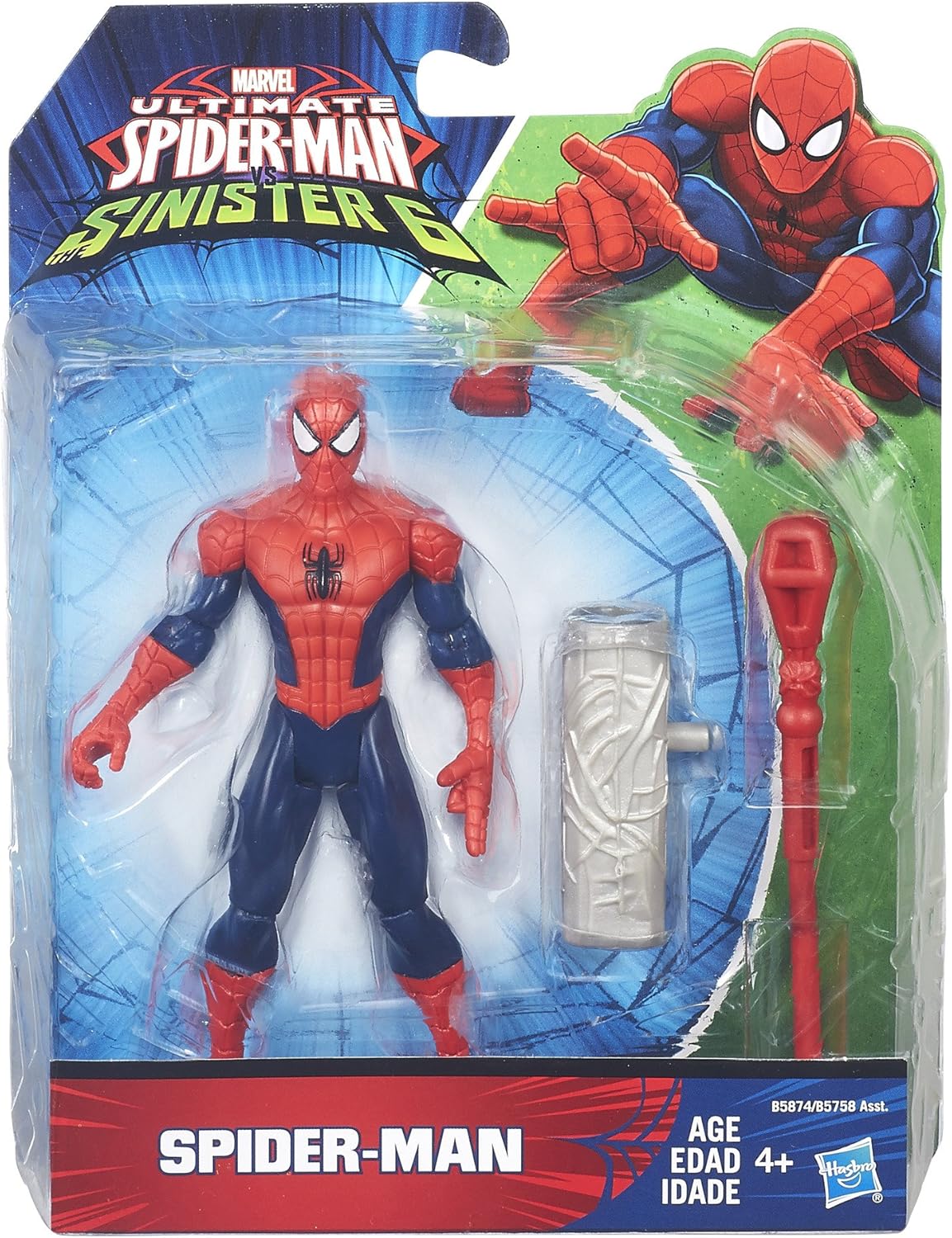 Amazon アルティメットスパイダーマン シニスターシックス 5インチ アクションフィギュア スパイダーマン Ultimate Spider Man Vs Sinister 6 並行輸入品 マーベル Marvel ロボット 子ども向けフィギュア おもちゃ