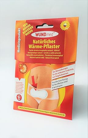 10 Stück Wärmepflaster für Regel- und Periodenschmerzen - langanhaltende Wärme bis zu 8 Stunden, schmerzlindernd, hypoallerge