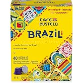 Cafe Bustelo Brazil Espresso, 40 Count, capsule color may vary