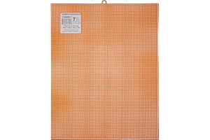 Darice Mesh Plastic Canvas - Orange - 10.5 x 13.5