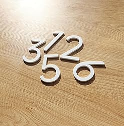 3 Inch Adhesive Mailbox Numbers 0-9 Set, House Home