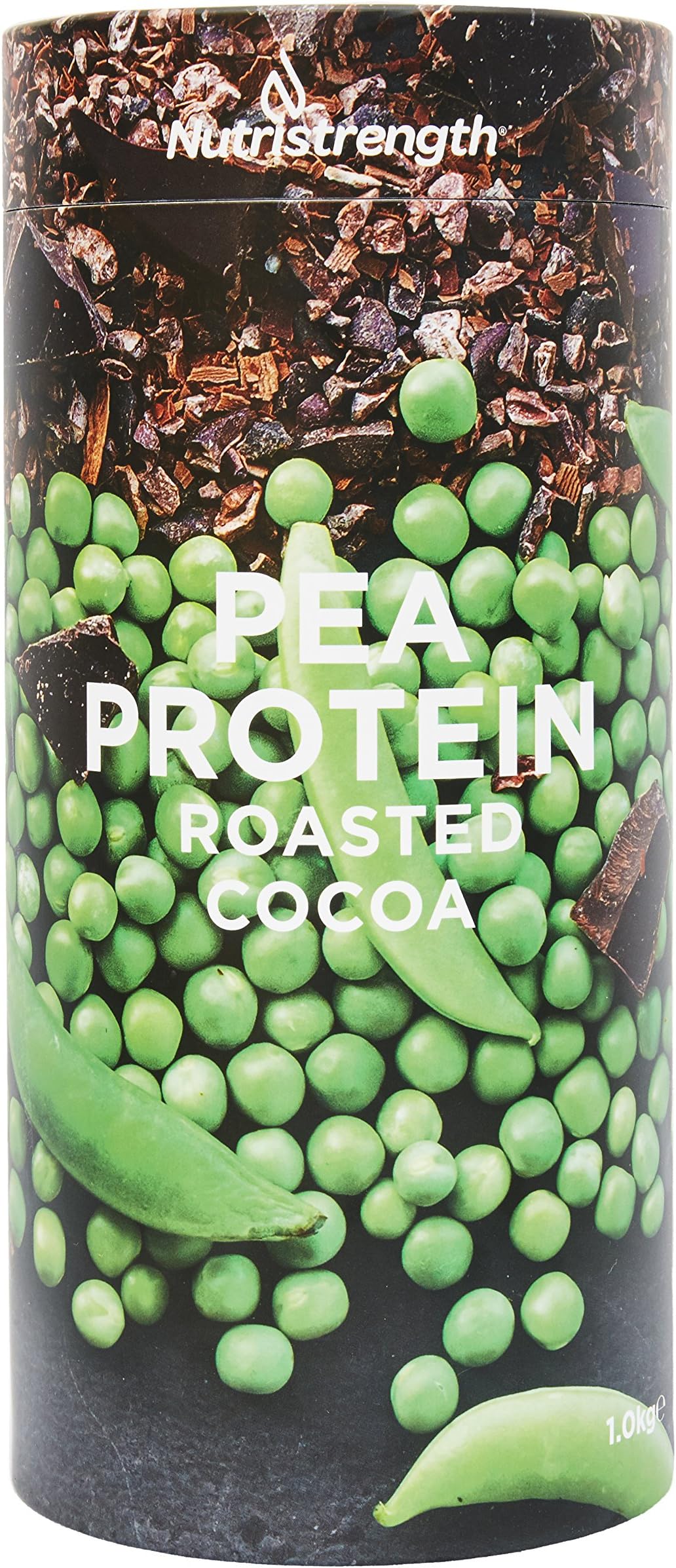 Nutristrength Pea Protein Powder - 1 kg (Roasted Cocoa)