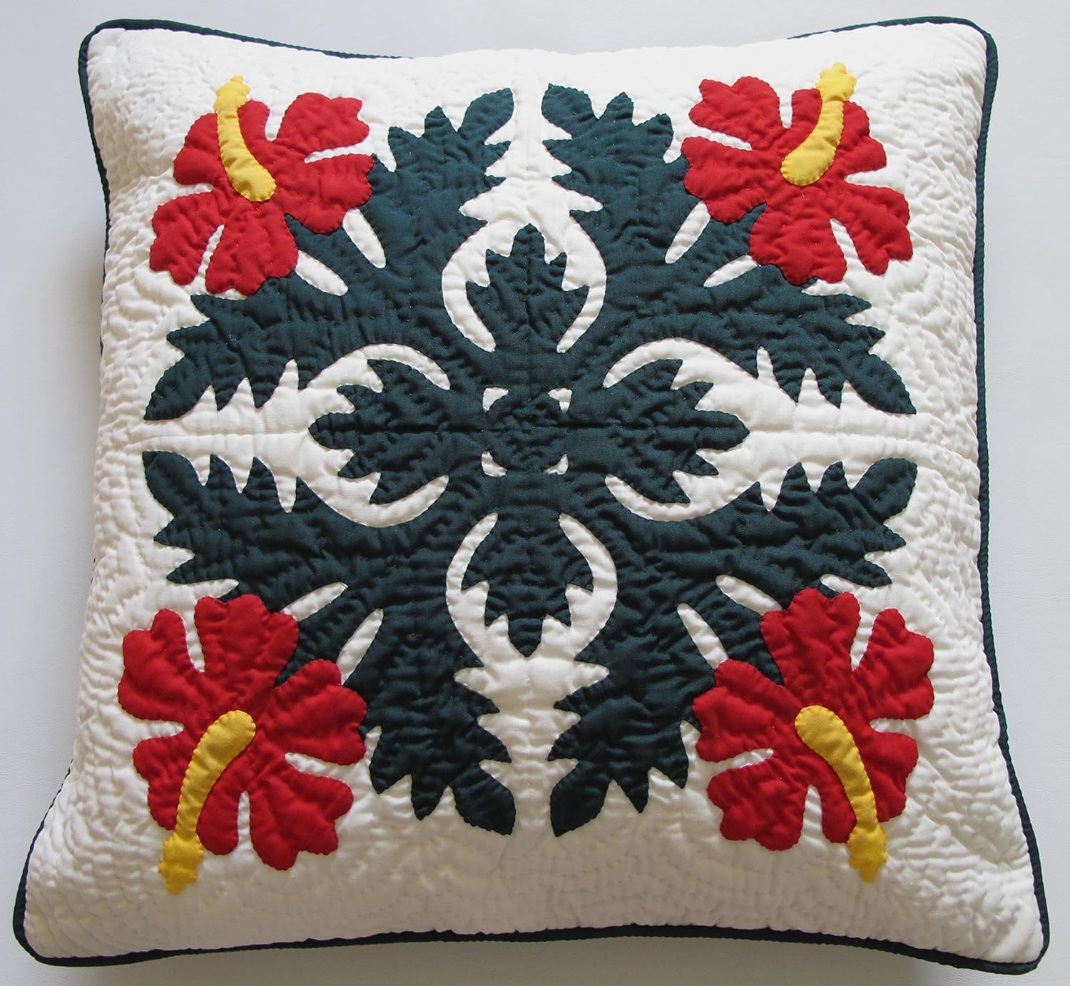 Amazon Com 2 Hawaiian Quilt Pillow Covers Cushions 100 Hand
