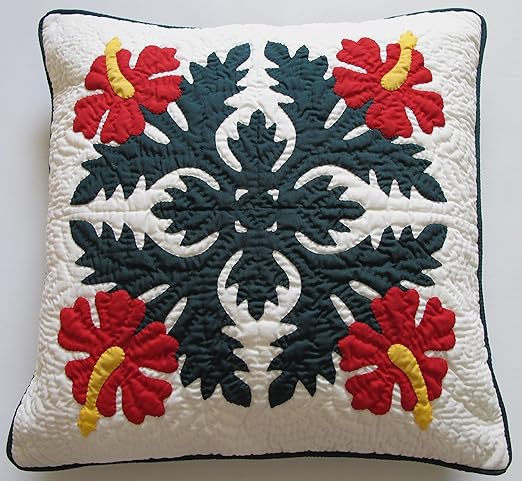 Amazon Com 2 Hawaiian Quilt Pillow Covers Cushions 100 Hand