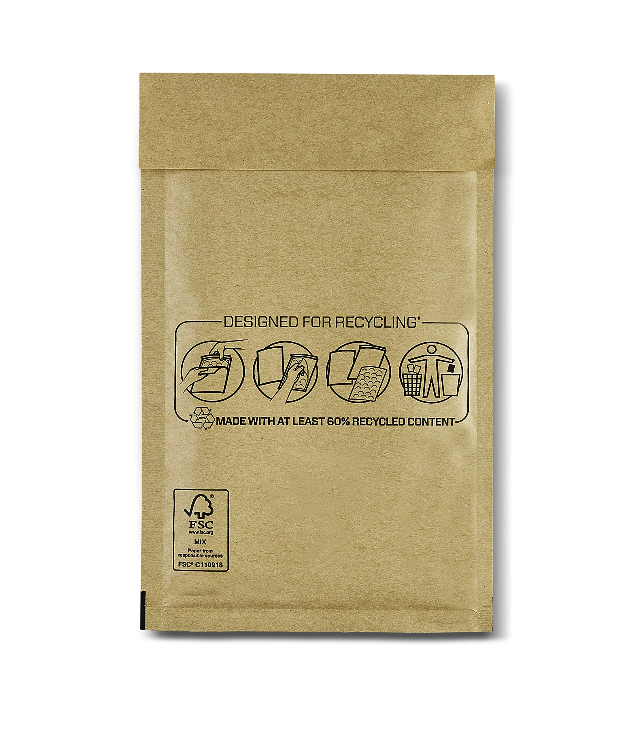 Bankers Box 10 Padded Bubble Bag 120 x 210 mm (No. 12) for Protection