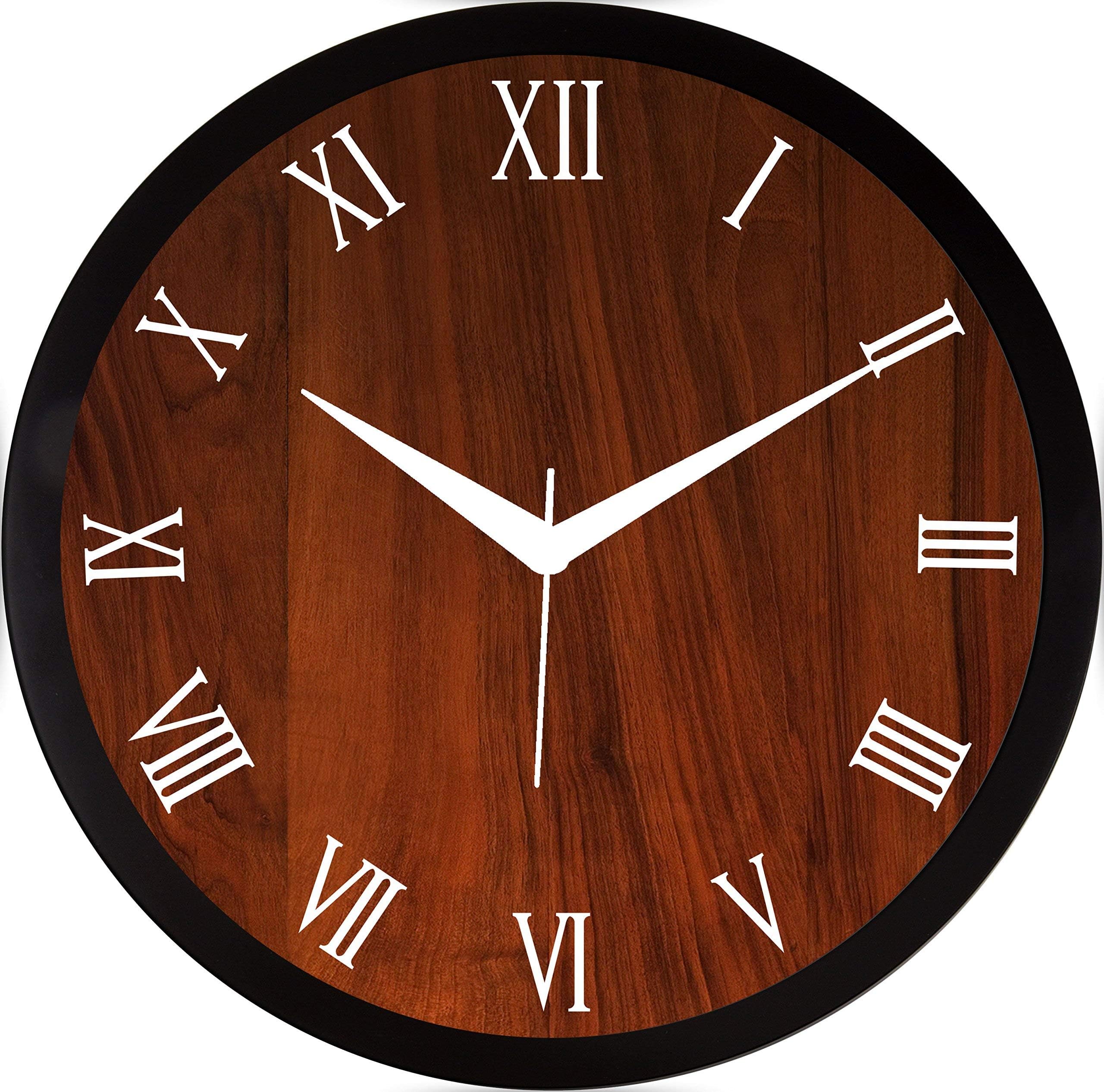 RAG28 Round 11.75 Inch Designer Wall Clock (9176)