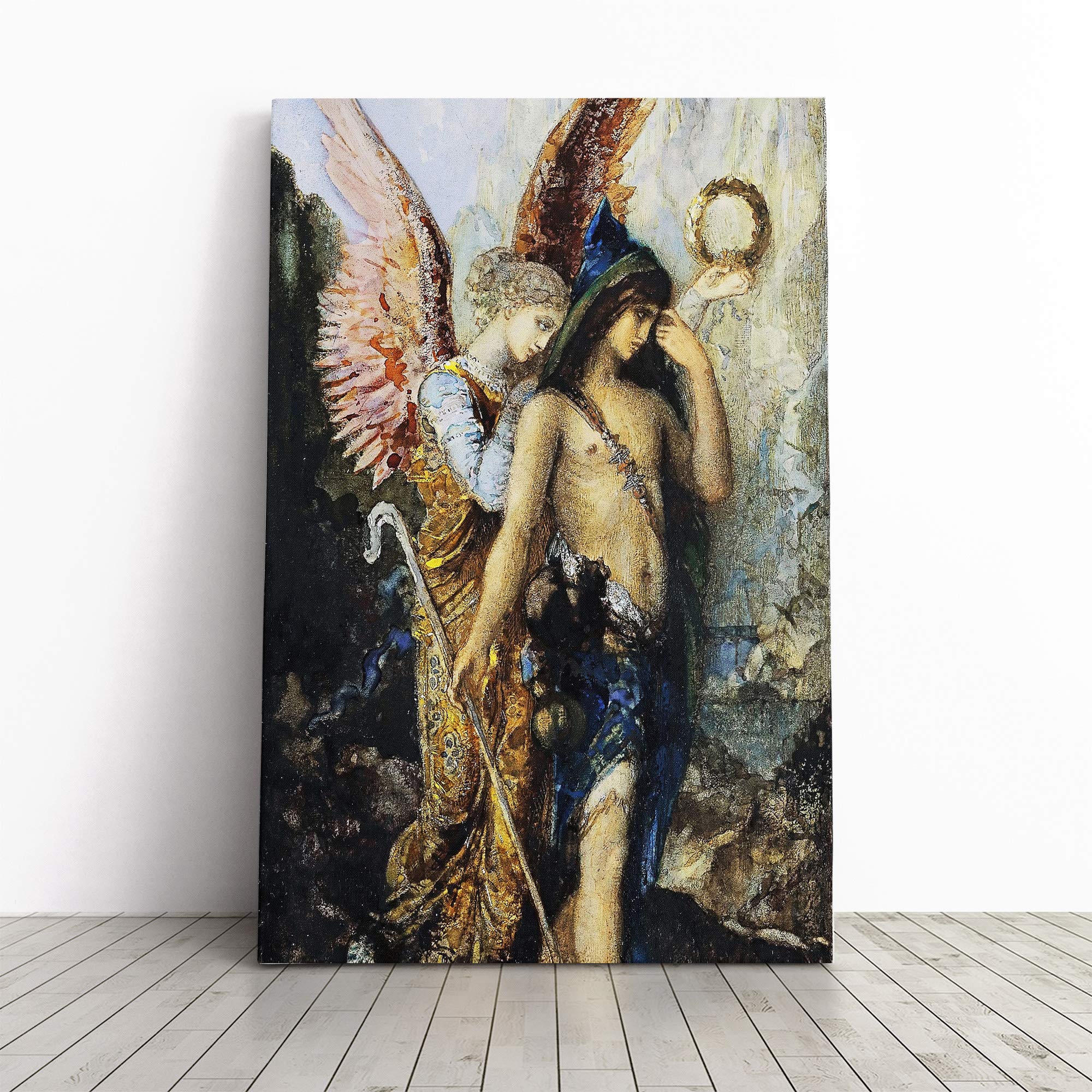 Gustave Moreau The Voice Canvas Print | Gallery Wrapped 30mm Frame Wall Art | 20x14 inches | Ready to Hang | Modern Picture | Living Room Bedroom Lounge Office