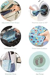 Baby Polar Gear Booster Cushion Confetti 8cm Thick Foam Lightweight Chair Seat view 3