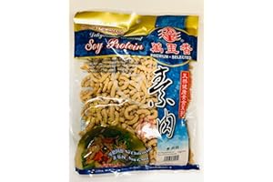 Mong Lee Shang Vegan Meat Substitute Vegan Soy Protein, TVP Textured Vegetable Protein, Meatless Plant Based Protein 5.3oz, Non-GMO, Unflavored (Shreds) 100% Vegan