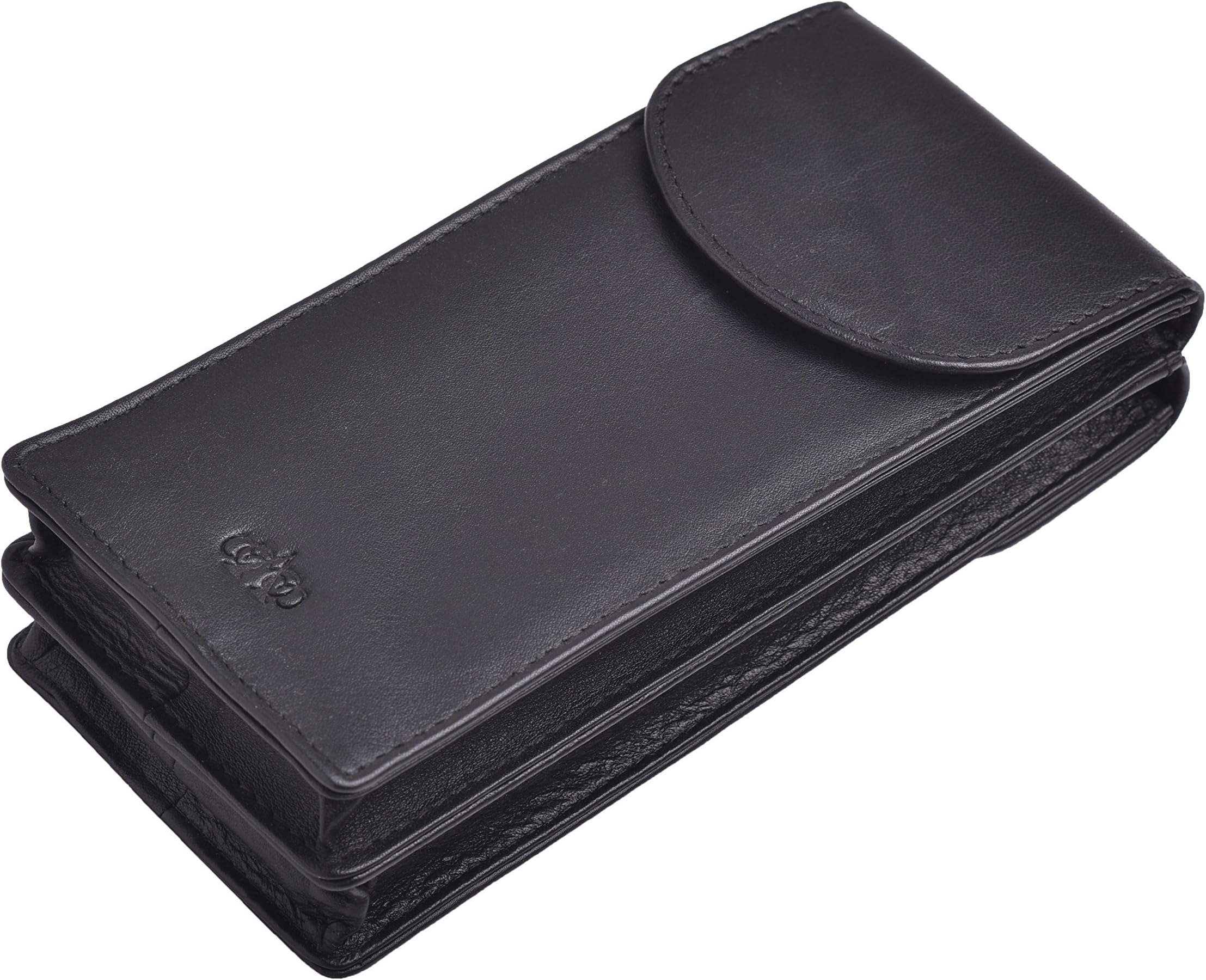 Arnicus Luxury Genuine Leather Double Sided Glasses Case