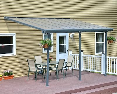 Palram Canopia Tuscany Patio Cover 3x4.25 Durable Polycarbonate