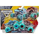 Monster Jam, Megalodon Vs. Octon8r Die-Cast Monster Trucks, 1:64 Scale, Kids Toys for Boys Ages 3 and up
