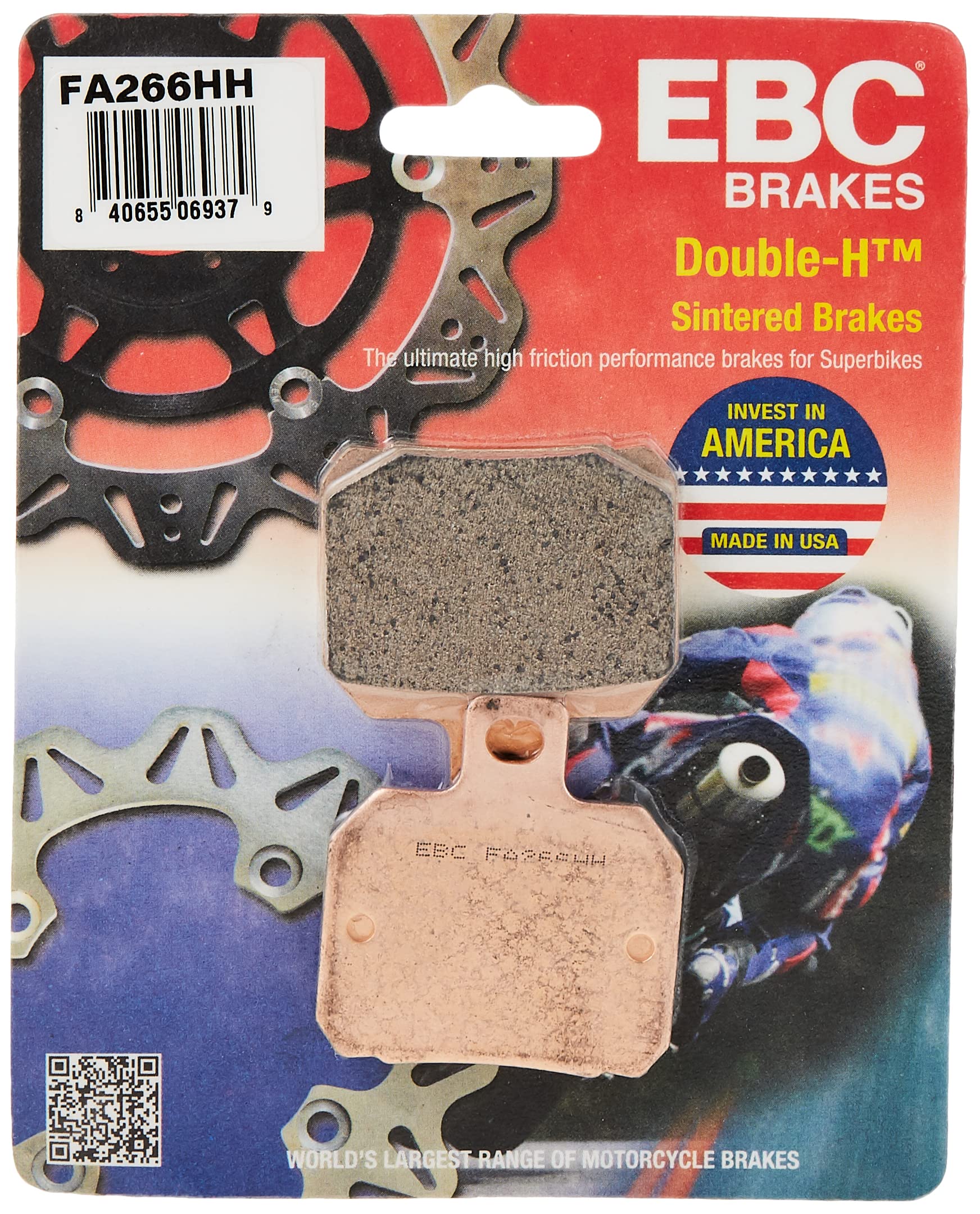 Photo 1 of EBC Brakes FA266HH Disc Brake Pad Set, Black, One-Size
