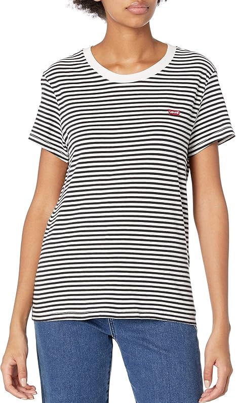 Levi S Damen Perfect Tee Shirt Hemd Amazon De Bekleidung