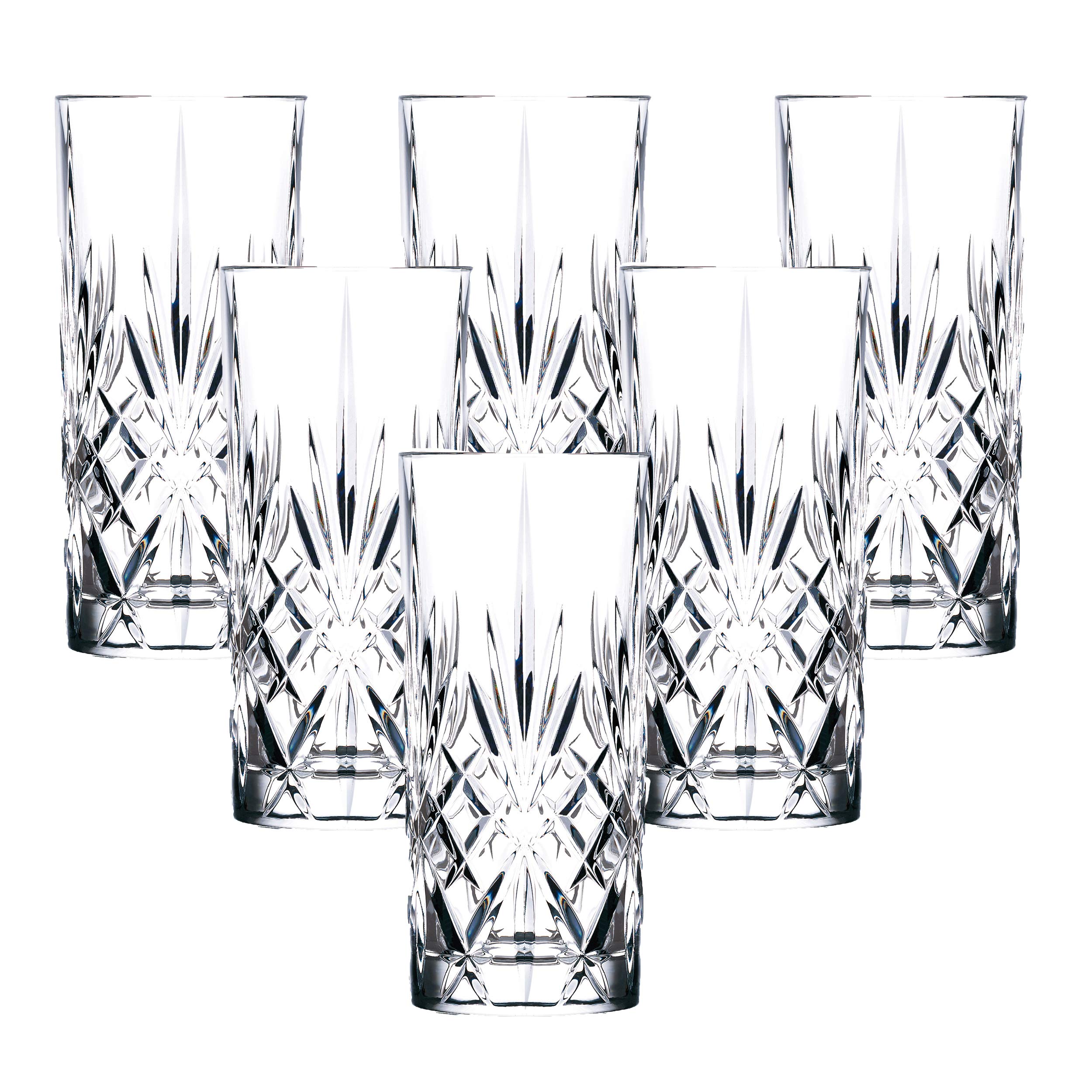 RCR Crystal Melodia Collection High Ball Glass Set