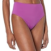 Amazon Essentials Women's High Waist High Leg Bikini Bottom
