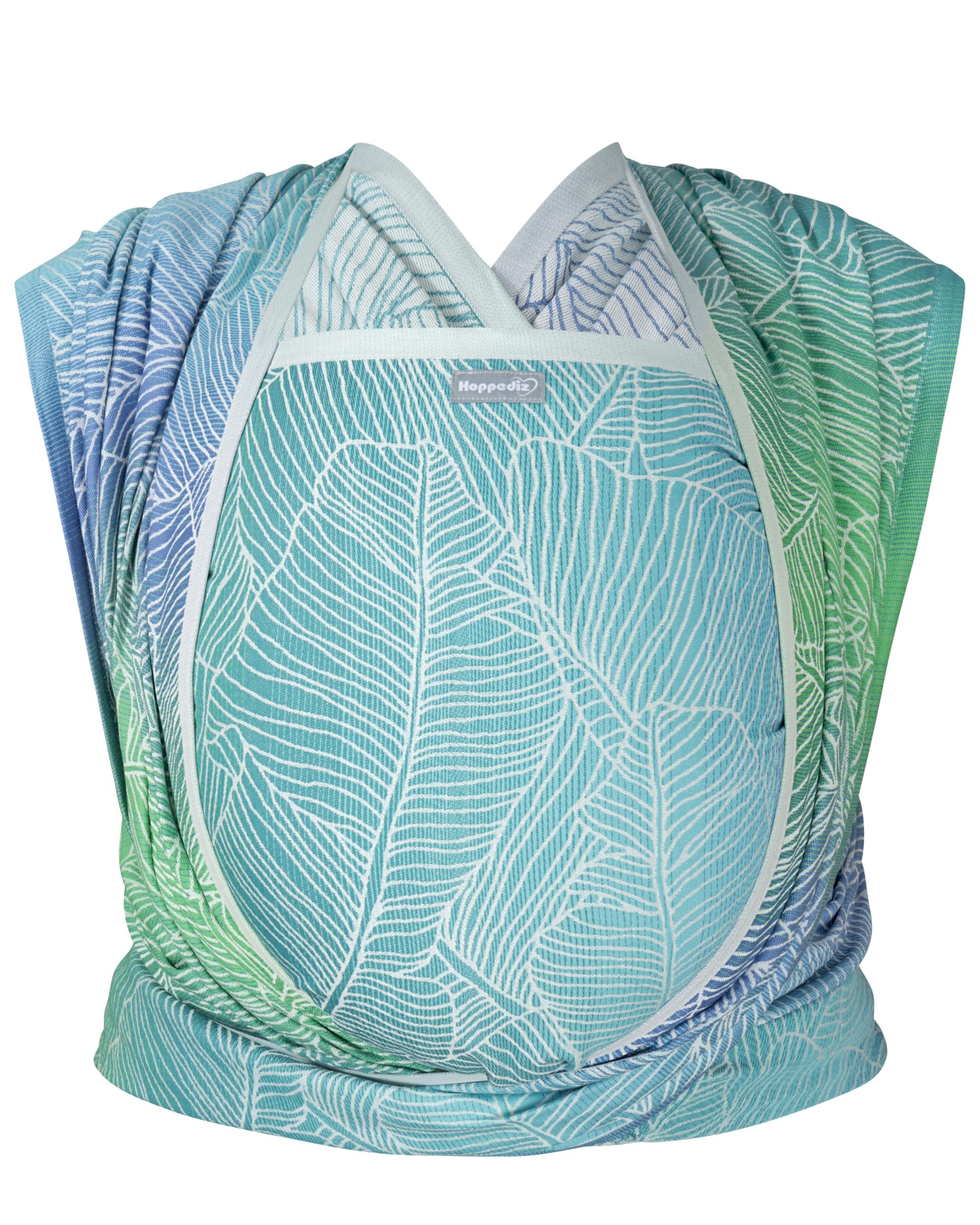 Hoppediz Baby Sling from Birth, Newborn to Toddler, 100% Organic Cotton (Organic), Grenada Cream, 5.40 m