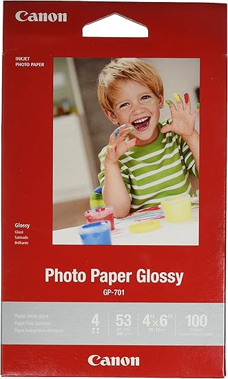 canon glossy photo paper 4x6