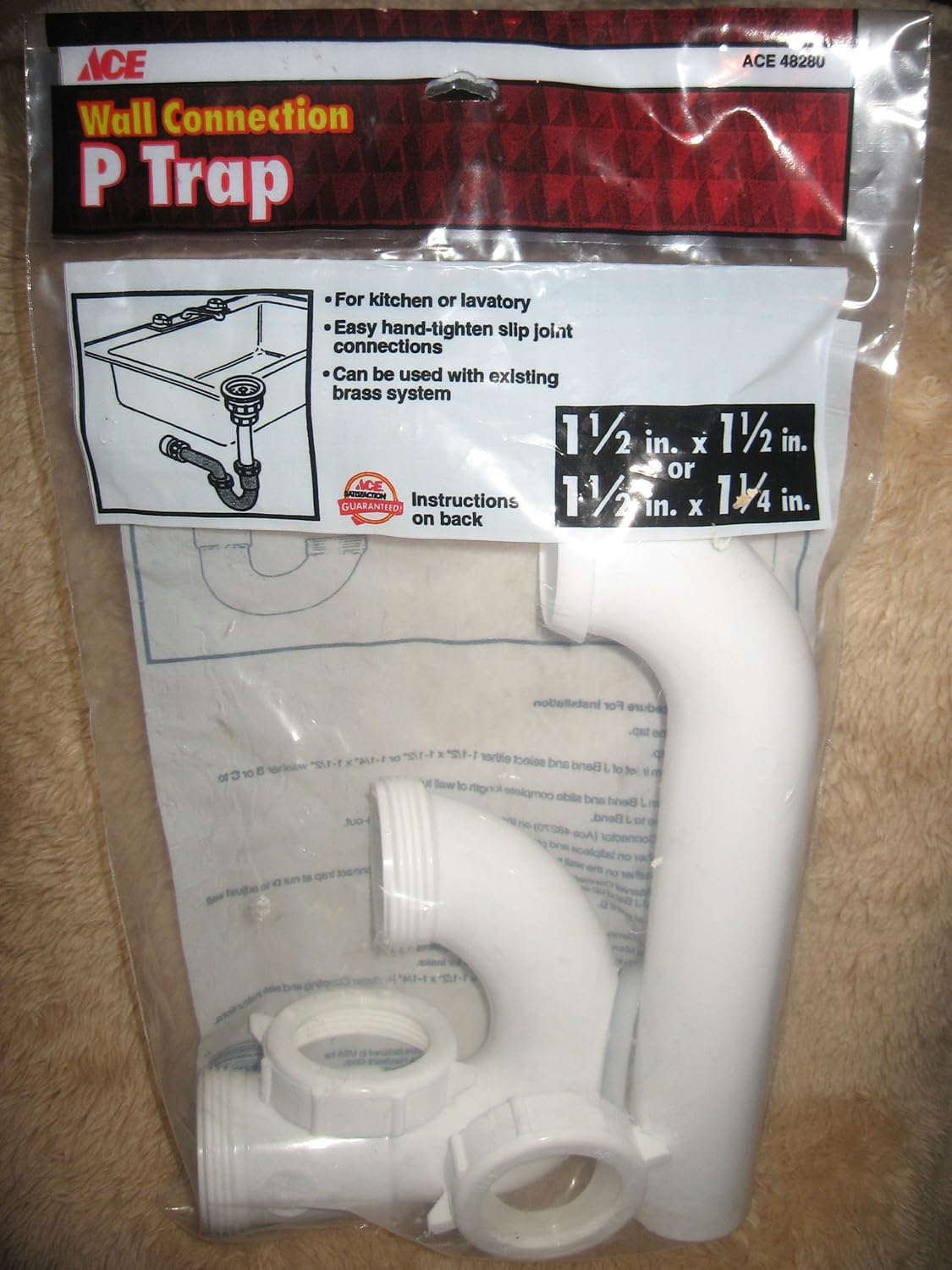 Ace P Trap Ah20940 N Pipe Fittings Amazoncom Ace P Trap Ah20940 N Pipe Fittings Amazoncom