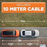 Status 10m Cassette Cable Reel with Double Socket 10A Extension Lead Orange view 4