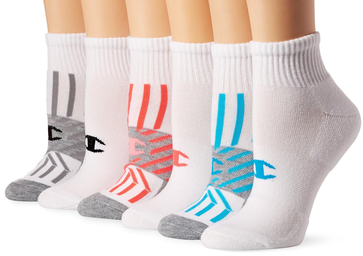 Champion Socks Ankle (Pack of 6) womens Amazon.co.uk Clothing