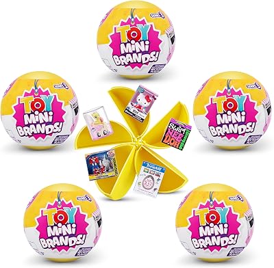 5 Surprise Mini Brands Toy Mini Brands Series 3 Capsule 5 Pack New Collectibles
