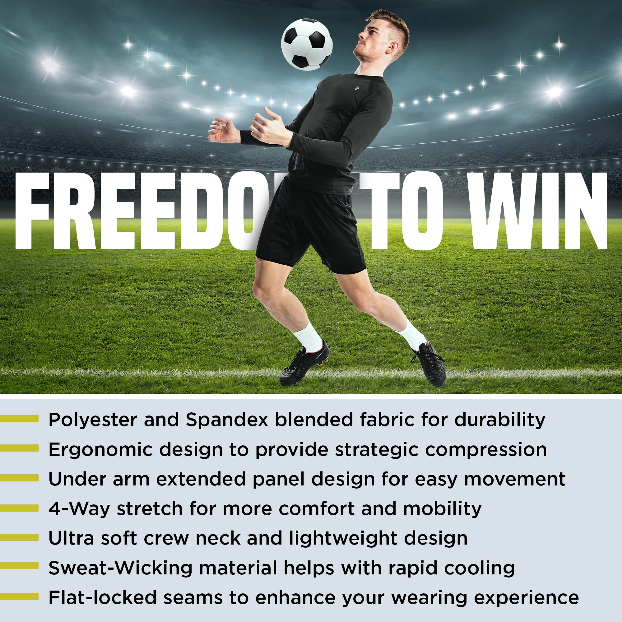 RDX Rash Guard BJJ, Compression Baselayer Top Men Adults & Kids, Quick Cool Dry Wetsuit Swimming Vest for Surfing MMA Training Sparring Running Cycling, Men's Sweatshirts, Long Short Sleeve Thermal