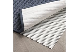 TJWODO Non Slip Area Rug Pads Non Skid Rug Gripper 2x3 Feet Extra Thick Pad Anti-Slip Carpet Rug Mats for Hardwood Surface Fl