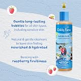 Childs Farm Kids Bubble Bath Organic Raspberry 2.5L Refill Gently Cleanses view 3