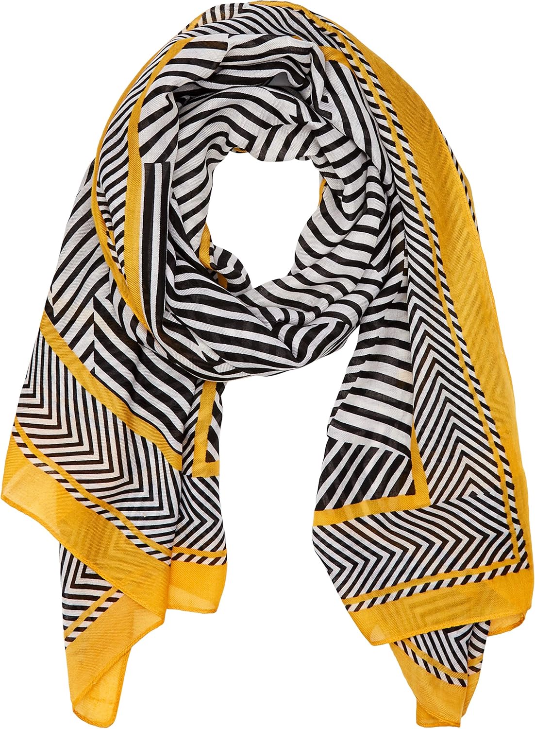 Dorothy Perkins Women's DIAGONAL STRIPE SCARF Multicolour 1032, One