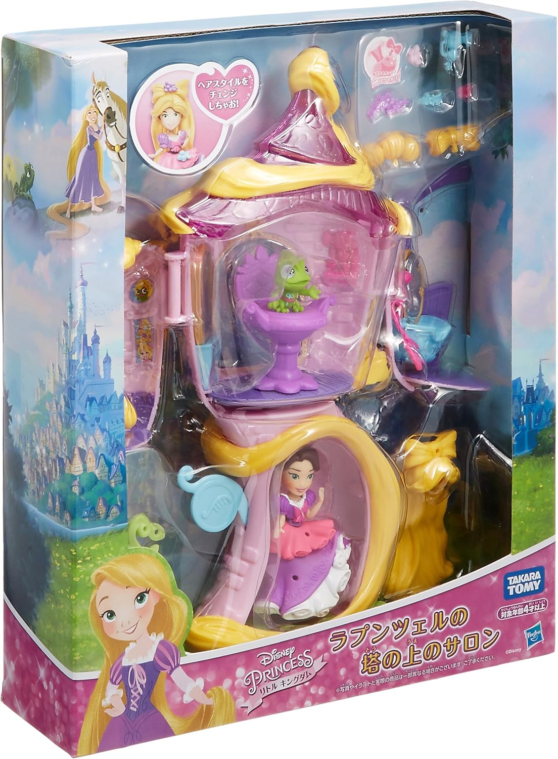 Amazon ディズニープリンセス リトルキングダム ラプンツェルの塔の上のサロン 人形 ドール おもちゃ