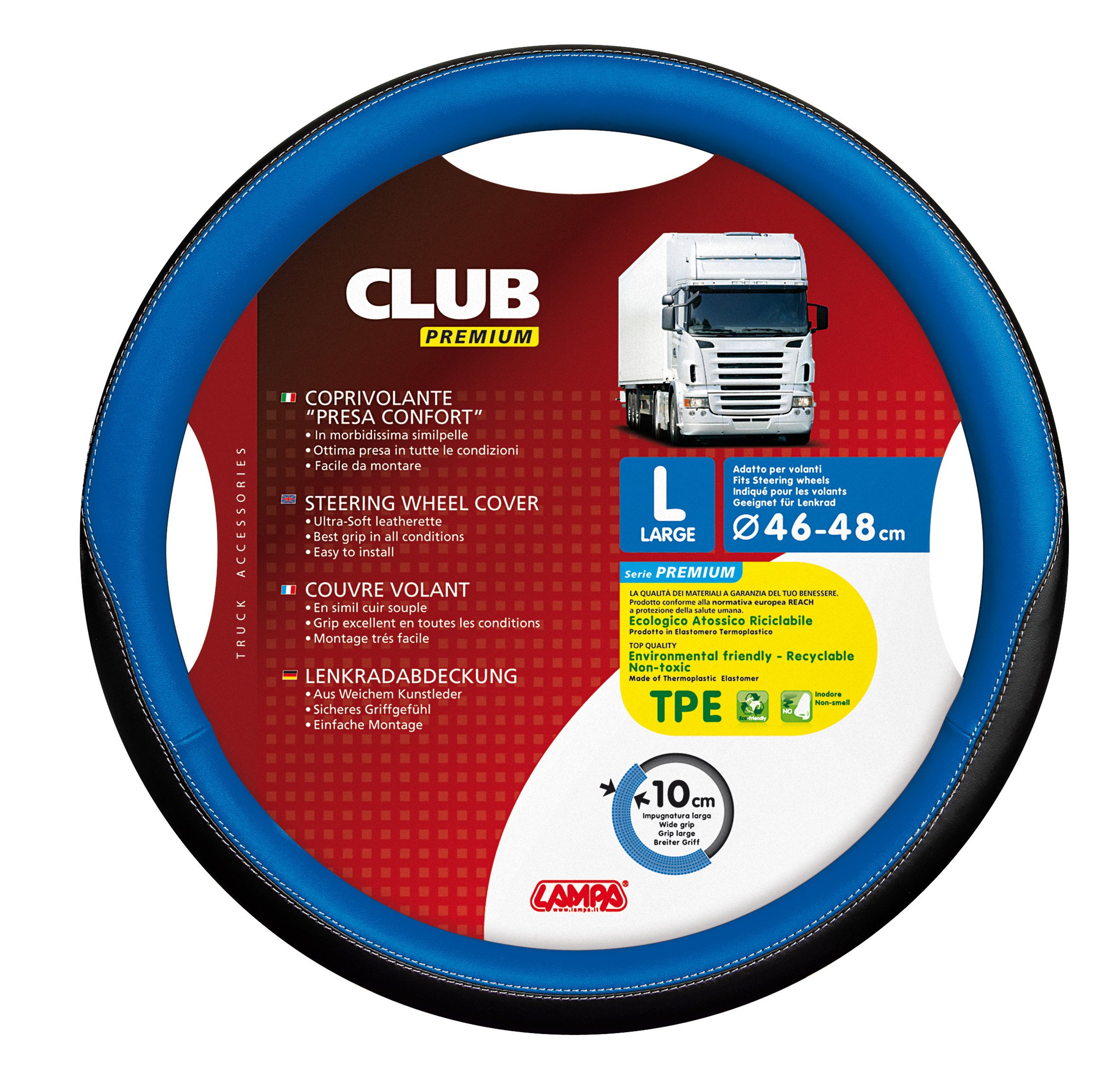 Lampa 98907 the Premium Club Steering-Wheel Cover